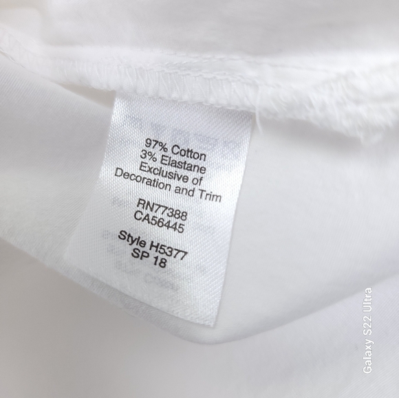 J. CREW White Pink Orange Embroidered Top Sz 2 - Picture 2 of 10